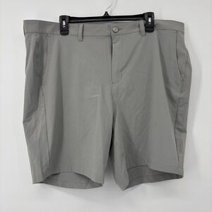 Free Fly Hybrid Shorts II Cement Grey Stretch Men's Size 40 7" Inseam Athletic